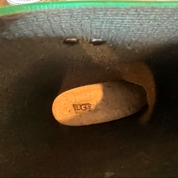 Ugg Sienna Rain Shearling Footbed Boots Shoes Woman’s Size 7 Jazz Green. - Picture 6 of 7